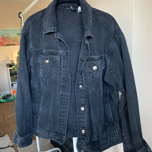 Oversized denim jacket